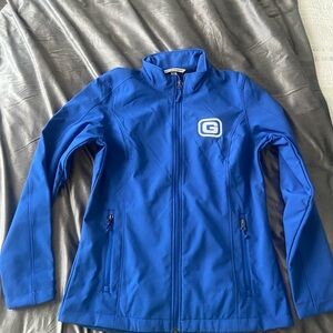 Blue Warm and Sleek Zip up